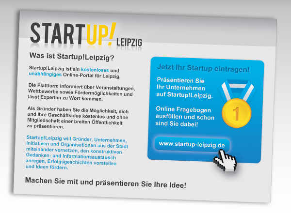 Startup!Leipzig Flyer Back