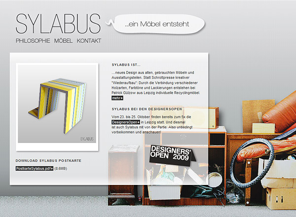 Sylabus – ein Möbel entsteht